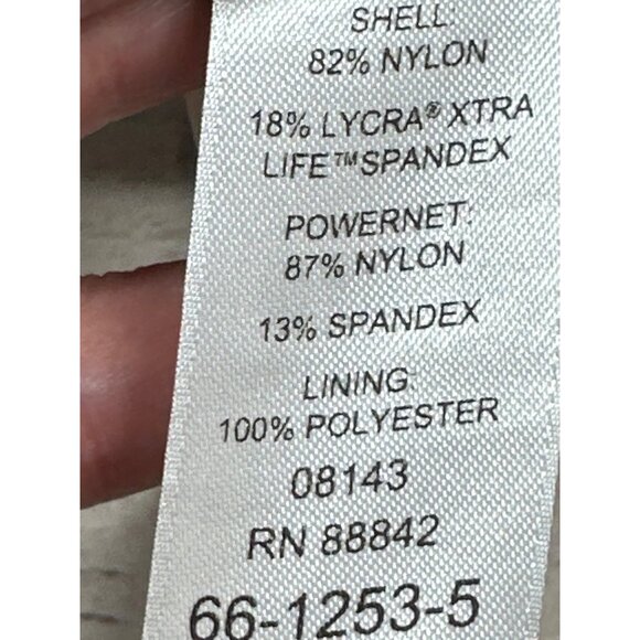 Swimsuits For All Women’s Plus 20 Blue One Piece Wireless Padded Swimsuit New - Picture 4 of 8